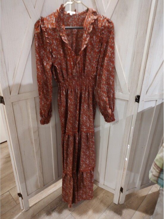 Max Studio Dresses & Skirts - Max Studio Women's Floral Long Sleeve Maxi Dress Size M #Autumn #Boho #